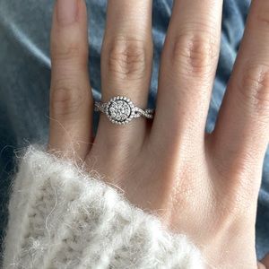 Le Vian Diamond (earth mined) Platinum ring size 4.5